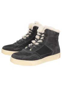 Stiefelette Sioux "Maites sneak 006-LF", Damen, Gr. 44 (UK 9 1/2), grau (dunkelgrau), Schuhe Stiefelette