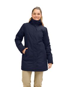 Funktionsmantel MAIER SPORTS "DA-MANTEL MTEX EDESI", Damen, Gr. 50, blau (night sky), Obermaterial: 100% Polyester. Futter: 100% Polyester. Wattierung: 100% Polyester, M&auml;ntel Funktionsmantel, aus Polyester