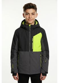 Funktionsjacke Killtec "KSW 206 BYS SKI JCKT", Jungen, Gr. 176, schwarz, Web, Obermaterial: 100% Polyester. Futter: 100% Polyester. Wattierung: 100% Polyester, mehrfarbig, B&uuml;ndchen mit Daumenl&ouml;chern, Jacken Funktionsjacke, f&uuml;r Kinder, mit verschwei&szlig;ten N&auml;hten, wind- und wasserdicht