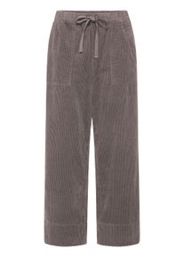 Stoffhose Fransa "Damen Casual FRSALOMI", Damen, Gr. S, N-Gr, braun (driftwood), Obermaterial: 100% Baumwolle CO., Hosen Stoffhose