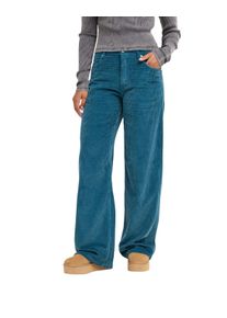 Stoffhose Roxy "Surf Crush", Damen, Gr. 38, Normalgr&ouml;&szlig;en, blau (corsair), Obermaterial: 100% Baumwolle., Hosen Stoffhose