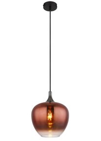 Globo Maxy H&auml;ngeleuchte Chrom, Schwarz, 1-flammig