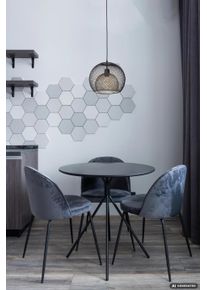 NOWA Selina goldene H&auml;ngeleuchte Pendelleuchte modern f&uuml;r Esszimmer &Oslash; 30 cm E27 40 Watt IP20 mit Metallschirm aus Metall, extern dimmbar, f&uuml;r Flur, K&uuml;che und Wohnzimmer