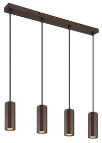 Globo James H&auml;ngeleuchte Bronze, 4-flammig