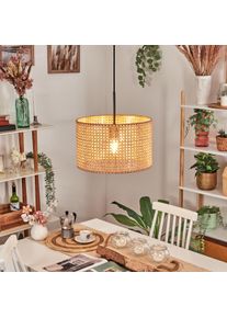 hofstein Barcos H&auml;ngeleuchte 35 cm Braun, Naturfarben, 1-flammig