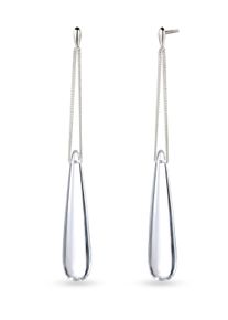 Paar Ohrstecker Elli "Ohrringe Resin Tropfen Transparent 925 Sterling Silber" Gr. 73, silber, Ohrringe, Damen, 73, Resin, Paar Ohrstecker