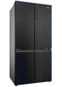 Haier K&uuml;hl-/Gefrierkombination "HCR39F19ENPT", Energieeffizienz: E, schwarz, NoFrost, K&uuml;hlschr&auml;nke, Humidity Zone: Obst, Gem&uuml;se und Salat 2x l&auml;nger frisch halten, K&uuml;hl-/Gefrierkombination
