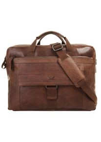 Aktentasche Sansibar "Sansibar Damen, Herren echt Leder", Gr. B/H/T: 42cm x 30cm x 13cm onesize, braun, Leder, Taschen Aktentasche, echt Leder