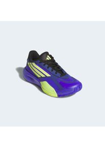 Basketballschuh adidas Performance "CRAZY QUICK TD", Kinder, Gr. 38,5, lila (solar lila, frozen lemon, core schwarz), Synthetik, Textil, Schuhe Basketballschuh, f&uuml;r Kinder & Jugendliche