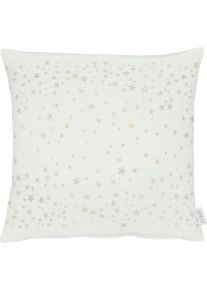 Dekokissen Apelt "4709" Gr. 1, beige (goldfarben, natur, gemustert), B:49cm H:1cm L:49cm, Obermaterial: 65% Polyester, 30% Viskose, 5% Polyacryl, Dekokissen_Sitzkissen_Kissenh&uuml;llen, Dekokissen, 4709 49X49