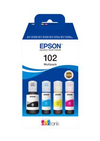 Epson Tintenpatrone "102, original ecotank", bunt, Tintenpatronen, Multipack, Tintenpatrone