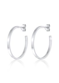 Paar Ohrstecker Elli "Ohrringe Creolen Stecker Basic Schlicht 925 Silber" Gr. 36, silber, Ohrringe, Damen, 36, ohne Stein, Silber 925 (Sterlingsilber), Paar Ohrstecker