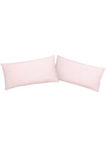Kissenbez&uuml;ge OTTO HOME "Luisa", rosa, B:40cm L:80cm, Renforc&eacute;, Renforc&eacute;, Kissenbez&uuml;ge, Kissenbez&uuml;ge, aus 100% Baumwolle, mit Rei&szlig;verschluss, atmungsaktiv, uni