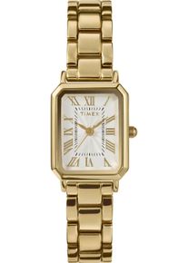 Quarzuhr Timex "DRESS", gold (goldfarben), Armbanduhren, Damen, Quarzuhr, Armbanduhr, Damenuhr,Metallarmband,analog