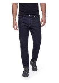 5-Pocket-Jeans Guess "DAMON", Herren, Gr. 36, L&auml;nge 32, blau (true rinse blau), Denim/Jeans, Obermaterial: 99% Baumwolle, 1% Elasthan, unifarben, relaxed fit lang, Jeans 5-Pocket-Jeans, Relaxed Fit, Stretch-Denim