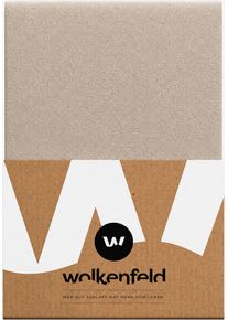 Spannbettlaken WOLKENFELD "Flanell Spannbettlaken 100% Baumwolle - f&uuml;r Matratzen bis 25 cm", beige, L:200cm, Flanell, Obermaterial: 100% Baumwolle, Bettlaken, Spannbettlaken, Kuscheliger Komfort f&uuml;r Matratzen und Topper bis 25 cm H&ouml;he