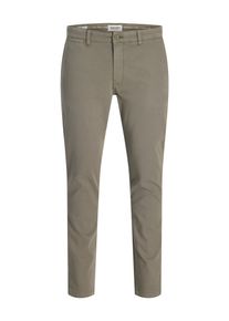 Jack & Jones Chinos JACK & JONES "JPSTMARCO ARTHUR TENCEL BLEND CHINO SN", Herren, Gr. 36, L&auml;nge 34, beige (vetiver), Web, Obermaterial: 67% Baumwolle, 30% Lyocell, 3% Elasthan, unifarben, slim fit lang, Hosen Chinos, Baumwollmischung, slim fit