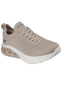 Sneaker Skechers "BOBS ARC WAVES 2.0", Herren, Gr. 44, Textil, beige (taupe), Schuhe Sneaker, Schn&uuml;rschuh, Laufschuh in veganer Verarbeitung