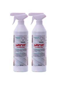 Sanit Dusjrens, Rengj&oslash;ring dusj, Dusjspray, 2 x 750 ml Sprayflaske
