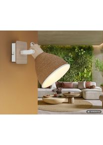 Globo Lyndon applique murale int&eacute;rieure moderne E14 40 W, &eacute;clairage d'accent Hauteur 19 cm, t&ecirc;te inclin&eacute;e, pour une lumi&egrave;re cibl&eacute;e et chaleureuse dans vos espaces de vie.