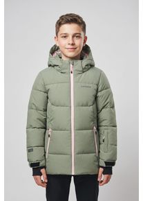 Skijacke Icepeak "Icepeak LORIS JR", M&auml;dchen, Gr. 164, gr&uuml;n (light gr&uuml;n), Web, Obermaterial: 100% Polyester. Futter: 100% Polyester. Wattierung: 100% Polyester, normal, hoch geschlossener Ausschnitt, Jacken Skijacke, f&uuml;r Kinder und Jugendliche, mit Wassers&auml;ule 10000, wasserabweisend