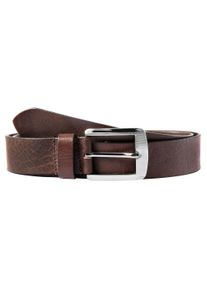 Lederg&uuml;rtel Leonardo Verrelli "hochwertiges Echt Leder dunkelbraun 2.Wahl, 90 cm - 140 cm", Damen, Gr. 110, braun, Echtleder, G&uuml;rtel Lederg&uuml;rtel