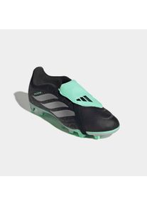 Fu&szlig;ballschuh adidas Performance "PREDATOR CLUB KIDS, FESTE B&Ouml;DEN/MULTI GROUND, UMSCHLAGBARE ZUNGE", Kinder, Gr. 35, core schwarz, silber metallic, pulse mint, Synthetik, Schuhe Fu&szlig;ballschuh, f&uuml;r viele verschiedene B&ouml;den geeignet, f&uuml;r Jugendliche & Kinder