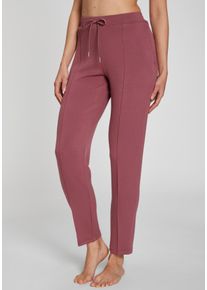 Jogger Pants French Connection, Damen, Gr. 48/50, N-Gr, rosa (rosenholz), Obermaterial: 48% Viskose, 47% Polyester, 5% Elasthan, unifarben, Basic, lang, Hosen Jogger Pants, schmale Form mit streckender Biese