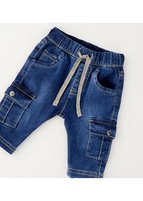 Bequeme Jeans IDO "BABY BOY TROUSERS", Jungen, Gr. 92, EURO-Gr&ouml;&szlig;en, blau (washed blau), 99% Baumwolle, 1% Elasthan, Jeans Bequeme Jeans