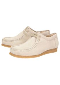 Schn&uuml;rschuh Sioux "Grashopper-D-015", Damen, Gr. 44.5 (UK 10), beige, Schuhe Schn&uuml;rschuh