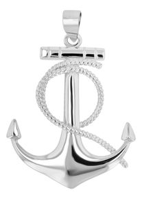 Ankeranh&auml;nger Akzent "Jarek" aus 925 Sterlingsilber, rhodiniert, langlebig", silber (silberfarbig), Schmuckanh&auml;nger, Damen, Silber 925 (Sterlingsilber), Ankeranh&auml;nger