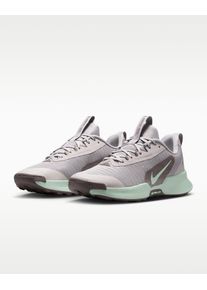 Trailrunningschuh Nike "Nike Juniper Trail 3", Damen, Gr. 41, grau (silber lila, barely gr&uuml;n, tattoo), Synthetik, Textil, Schuhe Trailrunningschuh, f&uuml;r mehr Grip