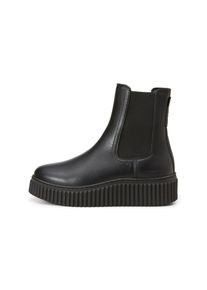 Marc O'Polo Chelseaboots MARC O'POLO "Model Bianca 60", Damen, Gr. 43, Synthetik, schwarz, Elastischer Einsatz, Leder, unifarben, Schuhe Chelseaboots, Schlupfboots, Stiefelette mit beidseitigem Stretcheinsatz