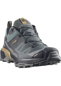 Wanderschuh Salomon "X ULTRA 360 GORE-TEX", Herren, Gr. 42, atmungsaktiv, gr&uuml;n (urban chic, schwarz, plantation), Synthetik, Textil, Schuhe Wanderschuh, wasserdicht