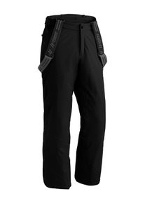 Skihose Maier Sports "Anton 3.0", Herren, Gr. 33, Kurzgr&ouml;&szlig;en, schwarz, 100% POLYESTER, Hosen Skihose, Herren Schneehose mit Hosentr&auml;gern, wind/wasserdicht, Regular Fit