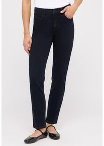 Straight-Jeans Angels "CICI", Damen, Gr. 40, L&auml;nge 30, blau (night blau), Denim/Jeans, Obermaterial: 92% Baumwolle, 6% Polyester, 2% Elasthan, slim fit, Jeans Straight-Jeans, Straight-Schnitt, Slim fit Passform, aus Baumwollmischung