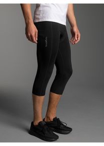 Funktionshose TRIGEMA "TRIGEMA 3/4 Radlerhose", Damen, Gr. S, Normalgr&ouml;&szlig;en, schwarz, Mikrofaser, 85% Polyester, 15% Elasthan, Hosen Funktionshose