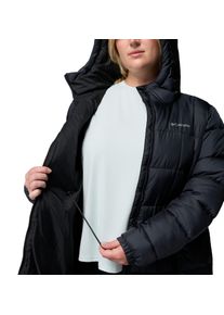 Wintermantel Columbia "Puffect III Long Jacket", Damen, Gr. L (42/44), schwarz, Obermaterial: 100% Polyester. Futter: 100% Nylon. Wattierung: 100% Polyester, Po-bedeckend, M&auml;ntel Wintermantel, wasserabweisend, windabweisend, w&auml;rmeisolierende Wattierung