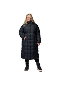 Wintermantel Columbia "Puffect III Long Jacket", Damen, Gr. XS (32), schwarz, Obermaterial: 100% Polyester. Futter: 100% Nylon. Wattierung: 100% Polyester, Po-bedeckend, M&auml;ntel Wintermantel, wasserabweisend, windabweisend, w&auml;rmeisolierende Wattierung