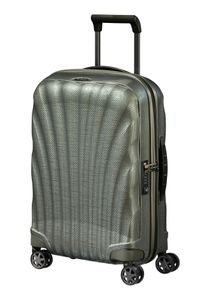 Handgep&auml;ck-Trolley Samsonite "C-LITE", Damen, Gr. B/H/T: 40cm x 55cm x 20cm 36 l, metallic gr&uuml;n, Curv, Polypropylen, Koffer Handgep&auml;ck-Trolley, mit Teleskopgriff und Soft-Touch-Tragegriffen