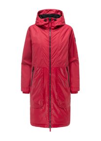 Langmantel Navahoo "Langmantel Edelumhang 14", Damen, Gr. XL, rot (deep rot), Obermaterial: 60% Polyester PES. 40% Polyurethan PU. 100% Polyester PES. Obermaterial: Futter: 100% Polyester PES. 100% Polyester PES., M&auml;ntel Langmantel