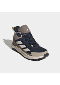 Wanderschuh adidas terrex "ANYLANDER MID KIDS", Kinder, Gr. 38,5, blau (legend ink, wonder wei&szlig;, khaki three), Synthetik, Textil, Schuhe Wanderschuh, f&uuml;r Kinder & Jugendliche