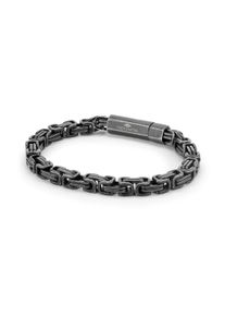 K&ouml;nigsarmband Fynch-Hatton "Schmuck Geschenk Edelstahl Armkette The King Chain", braun (antikfarben), Armb&auml;nder, Herren, 18,5cm, Edelstahl, K&ouml;nigsarmband