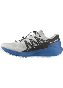 Trailrunningschuh Salomon "ALPHARIDE", Herren, Gr. 43, schwarz (lunar rock, schwarz, french blau), Synthetik, Textil, Schuhe Trailrunningschuh, f&uuml;r mehr Grip