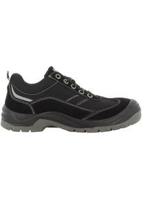 Sicherheitsschuh SAFETY JOGGER WORKS "Gobi" Gr. 45, schwarz, 45, Obermaterial: 100% Rindsleder Leather cow., Schuhe, Sicherheitsschuh