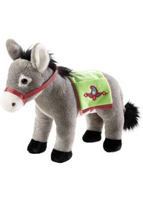 Kuscheltier Heunec "Kuschelkarawane, Esel 35 cm", grau, Pl&uuml;schfiguren, KinderL:35cm, Polyester, Kuscheltier, L:35cm