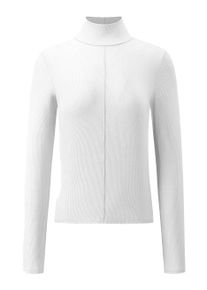 Rollkragenshirt SASSYCLASSY "Langarmshirt mit Rollkragen", Damen, Gr. XS-34, grau, Weitere Stoffart, Obermaterial: 95% Viskose CV. 5% Elasthan EL., h&uuml;ftbedeckend, hoch geschlossener Ausschnitt, Shirts Rollkragenshirt, Shirt Langarm aus weichem Viskose Jersey Schwarz Grau Beige