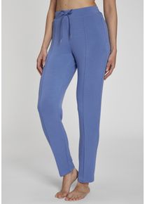 Jogger Pants French Connection, Damen, Gr. 52/54, N-Gr, blau (k&ouml;nigsblau), Obermaterial: 48% Viskose, 47% Polyester, 5% Elasthan, unifarben, Basic, lang, Hosen Jogger Pants, schmale Form mit streckender Biese