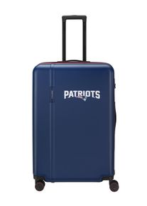 Trolley Travelite "Travelite x NFL Koffer Hartschale", Damen, Gr. B/H/T: 51cm x 76cm x 30,5cm 103 l, blau (new england patriots), ABS, Koffer Trolley, Unisex Koffer, TSA-Schloss, 4 Doppelrollen, offizielles NFL-Teamdesign