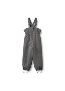 Skihose Wheat "Ski Pants Sal", M&auml;dchen, Gr. 104, N-Gr, grau (schwarz charcoal), Web, Obermaterial: 100% Nylon, unifarben, normal lang, Hosen Skihose, Kunstfaser, wasserdicht, atmungsaktiv und leicht wattiert